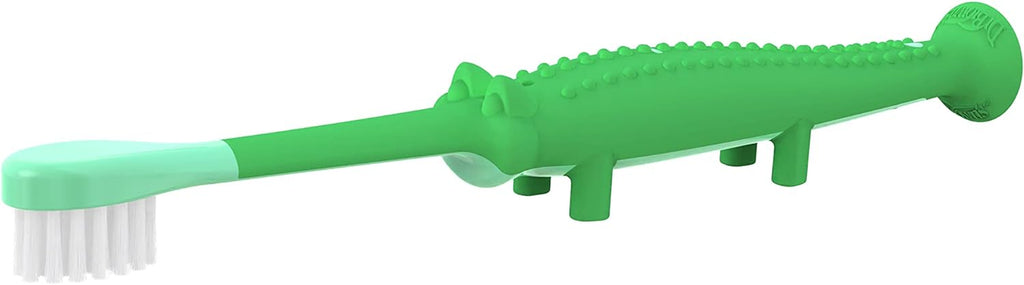 Baby and Toddler Toothbrush, Crocodile 1-Pack, 1-4 Years