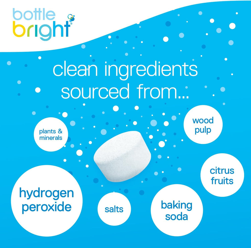 - Clean Stainless Steel, Thermos, Tumbler, Insulated and Reusable Water Bottles – Cleaning Tablets Are Easy and Safe to Use